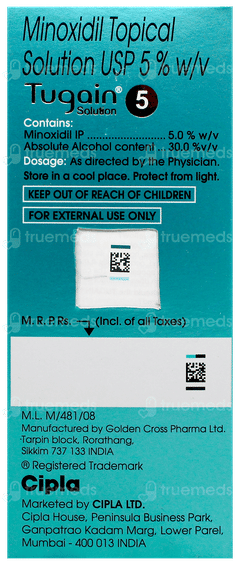 Tugain 5 Spray/Solution 60Ml